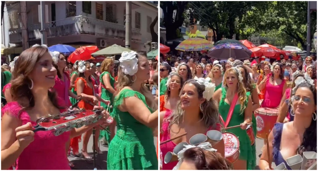 VÍDEO: Bloco ‘As Charangueiras’ agita o pré-Carnaval de BH neste domingo