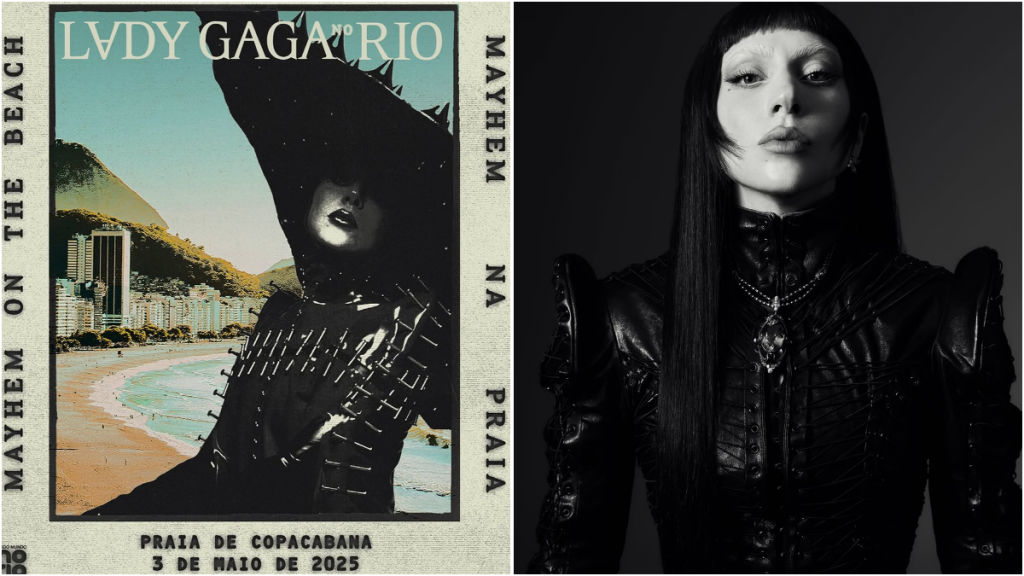 Lady Gaga fará show na Praia de Copacabana, no Rio de Janeiro, em maio
