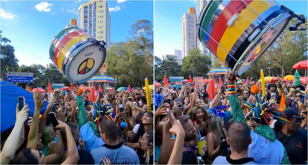 Cortejo 2025 do bloco do Olodum em BH