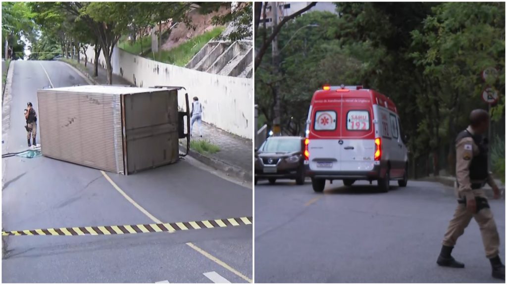 caminhão tomba buritis