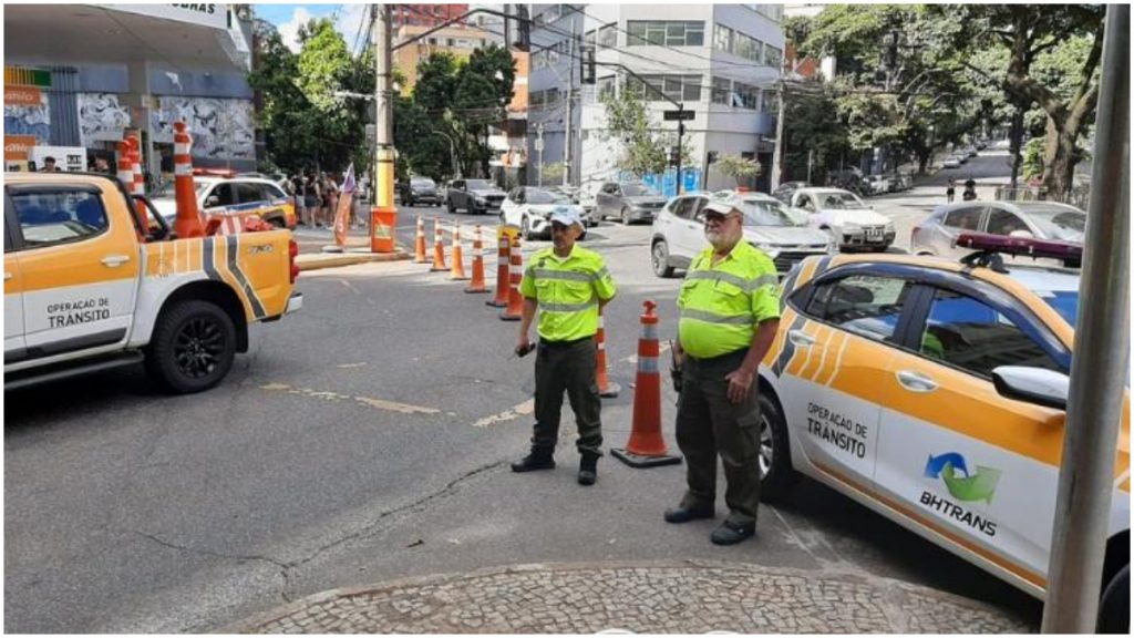 mudança trânsito BH domingo