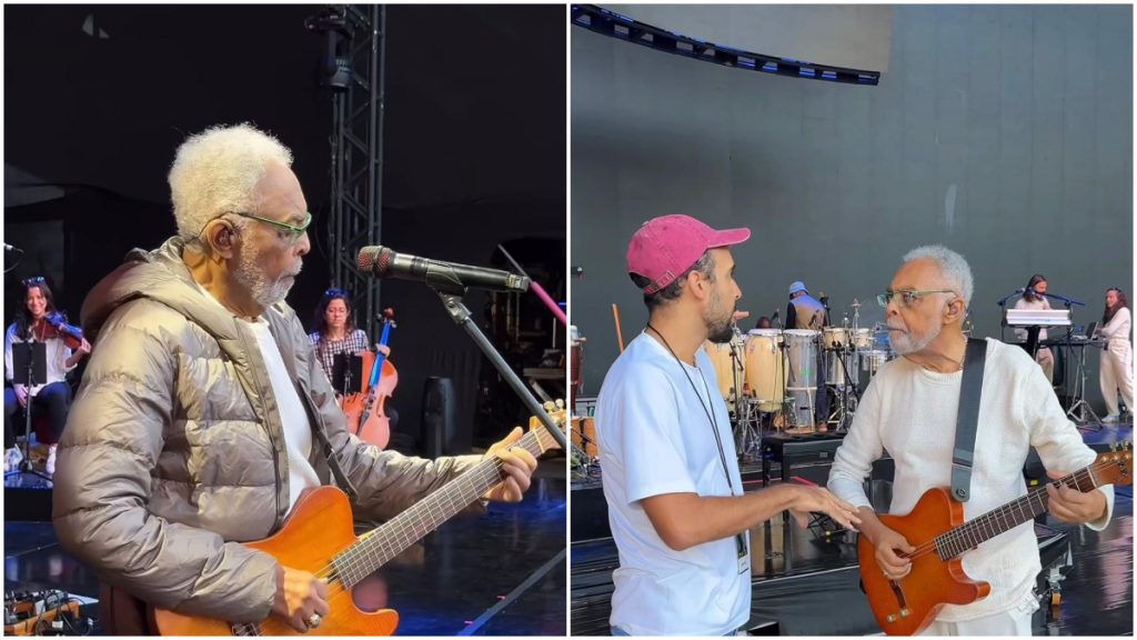 VÍDEO: Gilberto Gil faz passagem de som no Mineirão para turnê 'Tempo Rei'