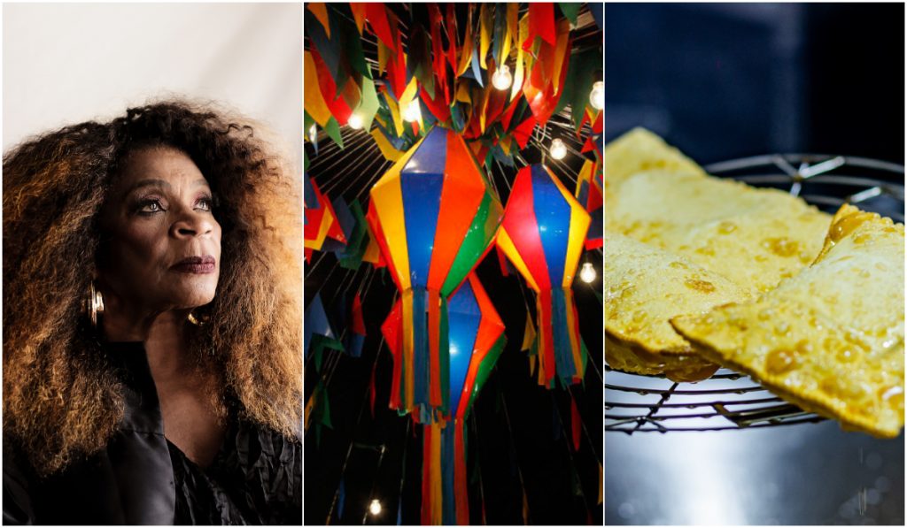 Agenda cultural em BH tem Zezé Motta, arraiás, festival de pastel e muito mais