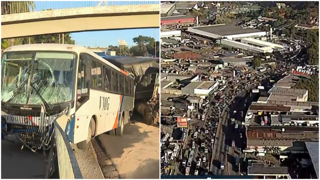 Acidente BR-381 congestiona BH