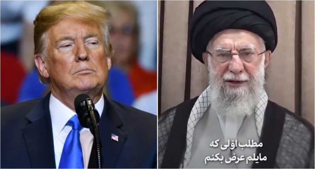 Trump e Ali Khamenei