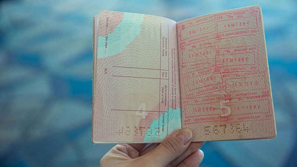 passaporte visto