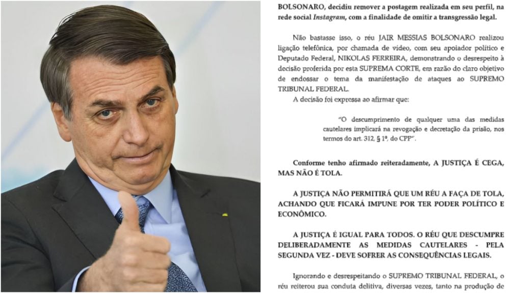 decisão prisão bolsonaro