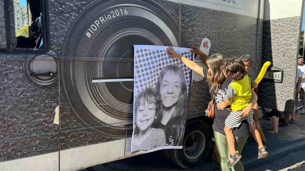 Cabine de foto gigante Cura