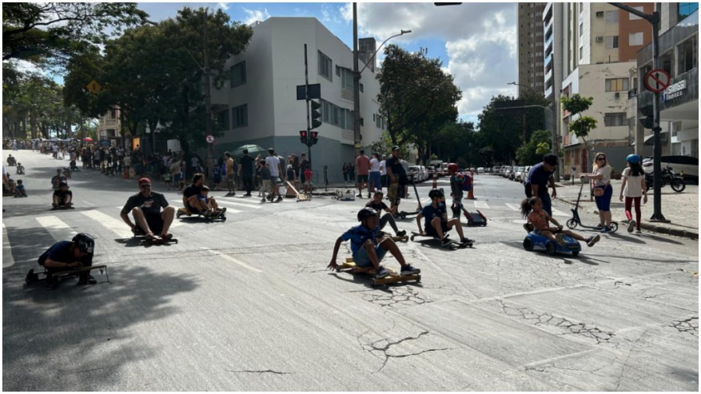 Corrida carrinho rolimã esporte BH