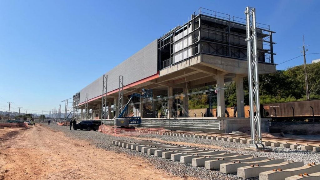 estação novo eldorado metrô contagem