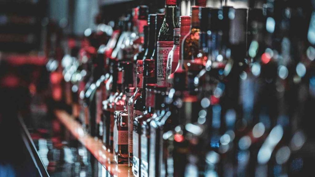 garrafas de bebidas