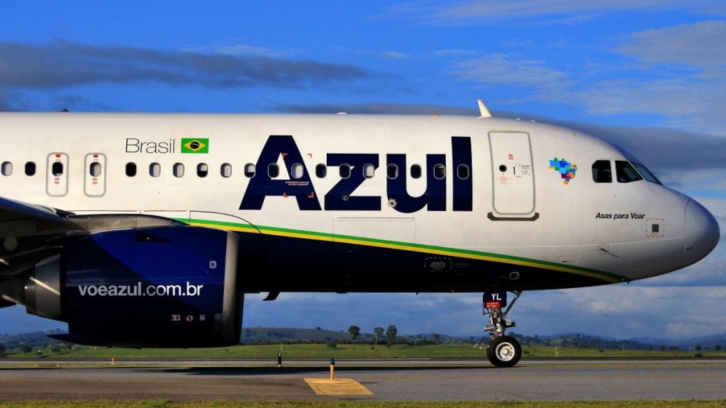 Azul voo BH Montevidéu