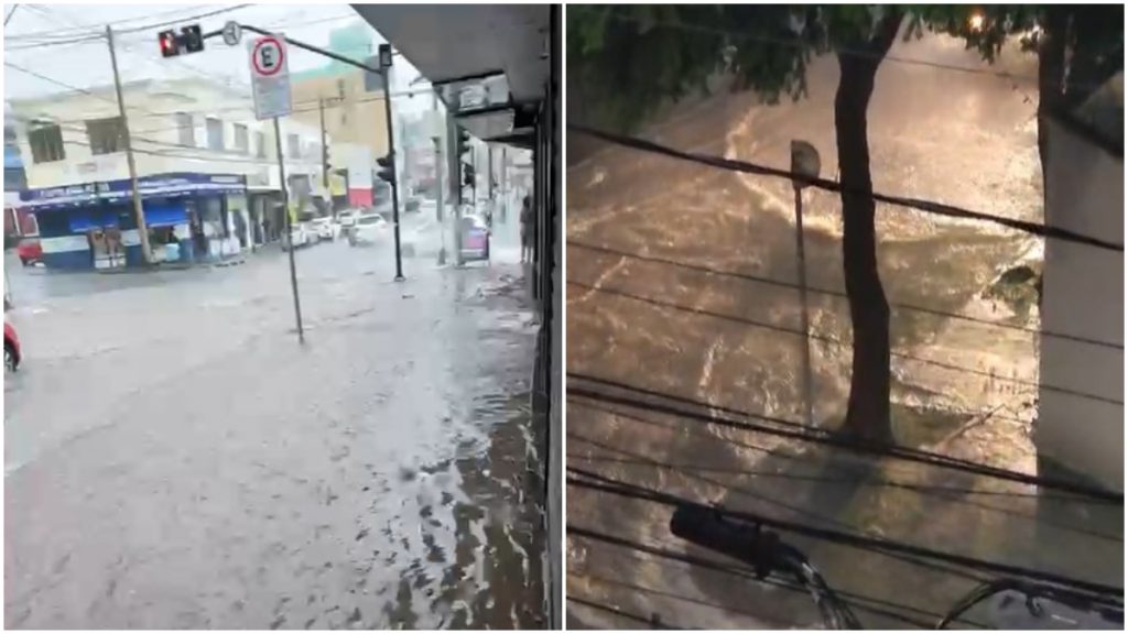 Betim e BH registram alagamentos devido à chuva forte nesta sexta-feira