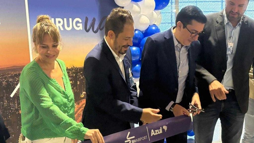 Inauguração voo BH/Montevideu