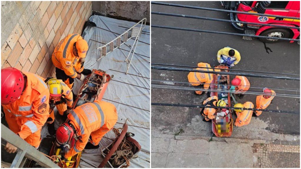 Trabalhador fica em estado grave após choque de 13,8 mil volts em obra em Minas Gerais