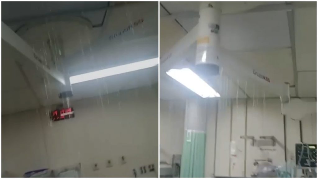 Hospital João XXIII alaga mais uma vez durante chuva forte em BH e atendimento de urgência é suspenso