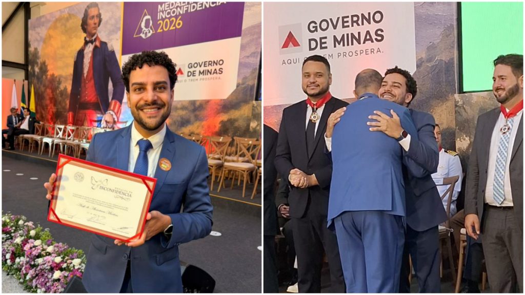 Asafe Alcântara, repórter do BHAZ e Record Minas, recebe Medalha da Inconfidência; veja outros homenageados