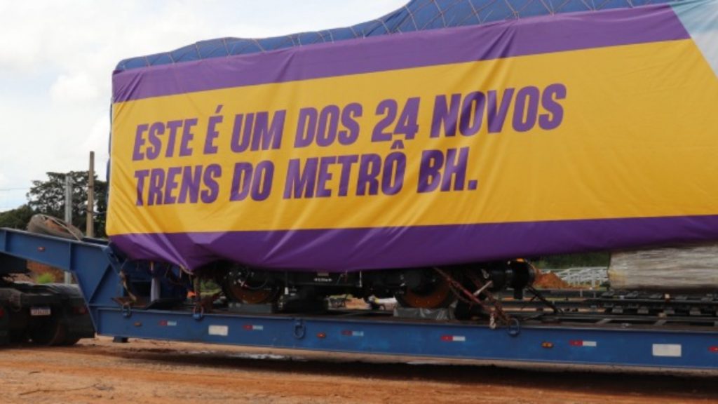 novos trens metrô bh