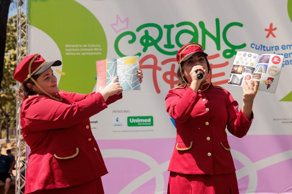 Criançarte leva música e teatro à Praça da Glória, em Contagem