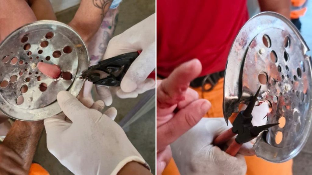 criança prende dedo ralo minas gerais