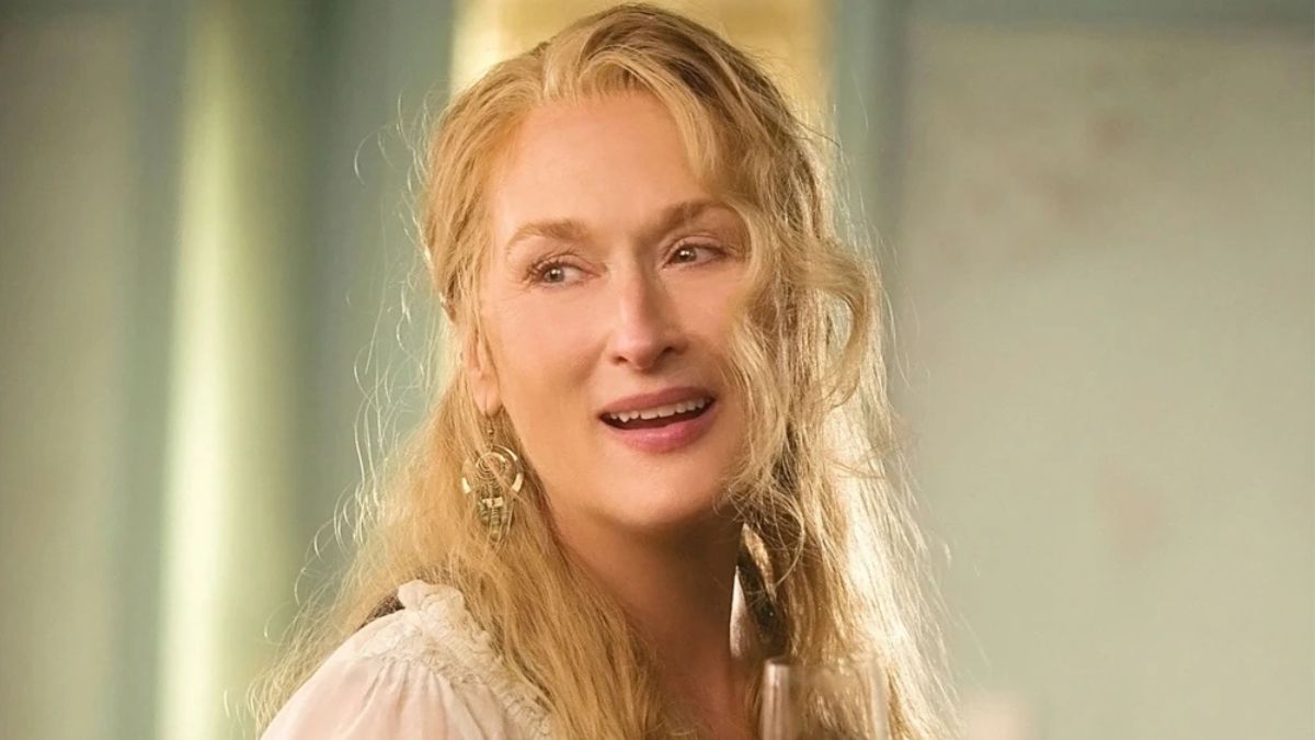 Meryl Streep como Donna Sheridan em "Mama Mia!"