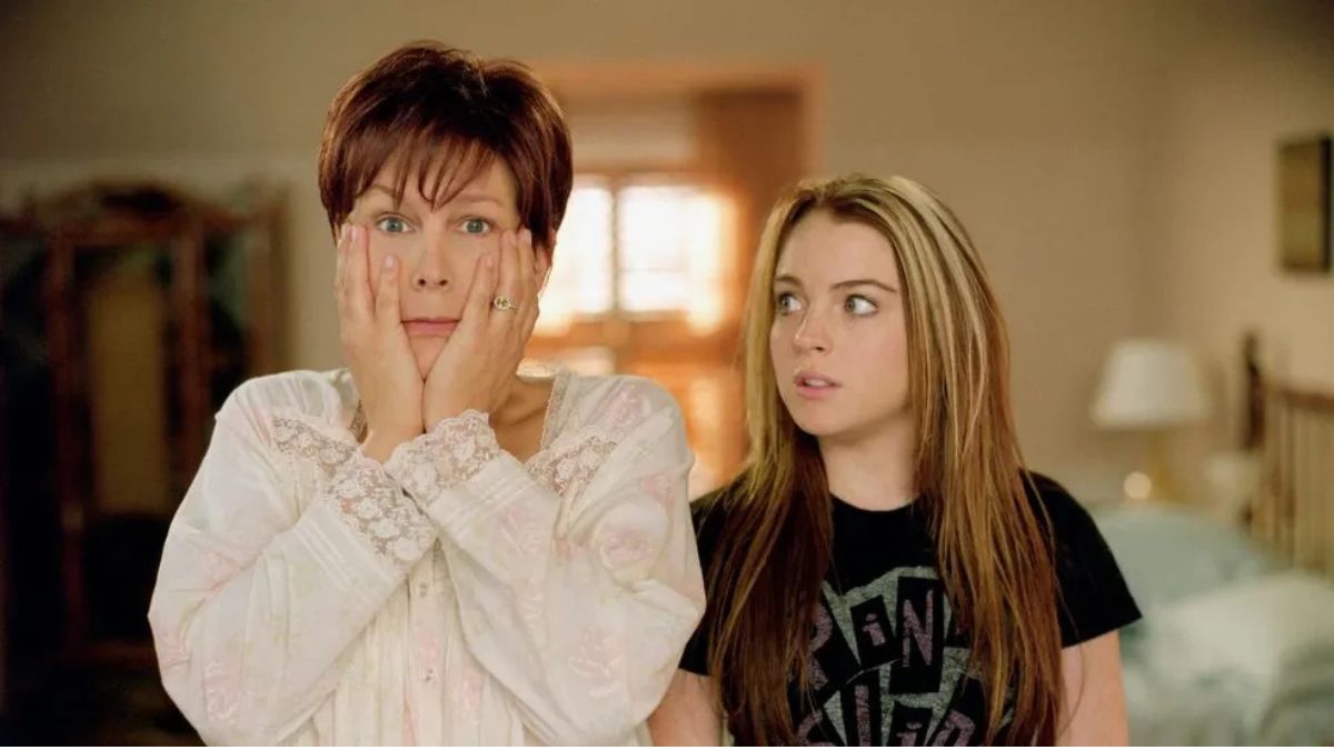 Jamiee Lee Curtis e Lindsay Lohan como Tess e Anna Colman em "Sexta-Feira Muito Louca"
