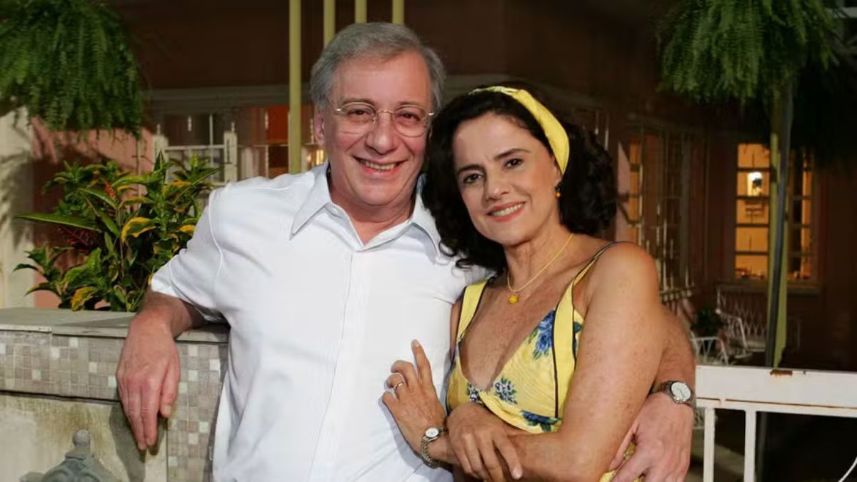Marco Nanini e Marieta Severo como Lineu e Dona Nenê 