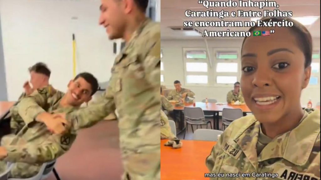 VÍDEO: Havaianas fazem mineiros se encontram no Exército Americano