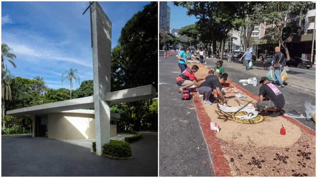 Tapetes devocionais: BH recebe programação religiosa no feriado de Corpus Chrsti