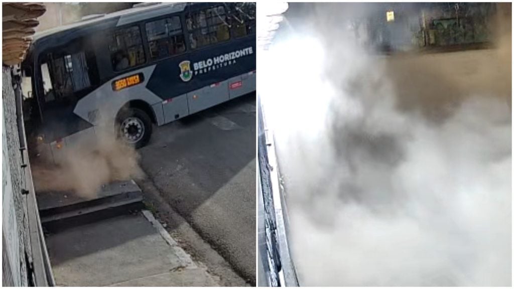 VÍDEO: Bar interditado após ser atingido por ônibus desaba em BH
