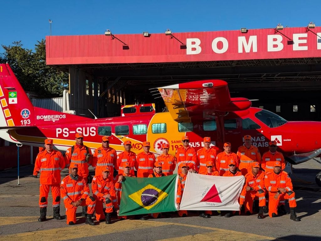 Um novo grupo formado por 18 militares do Corpo de Bombeiros de Minas Gerais embarca para a Venezuela