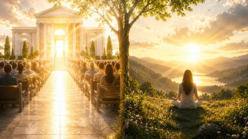 Espiritualidade e religião são parecidas, mas não iguais