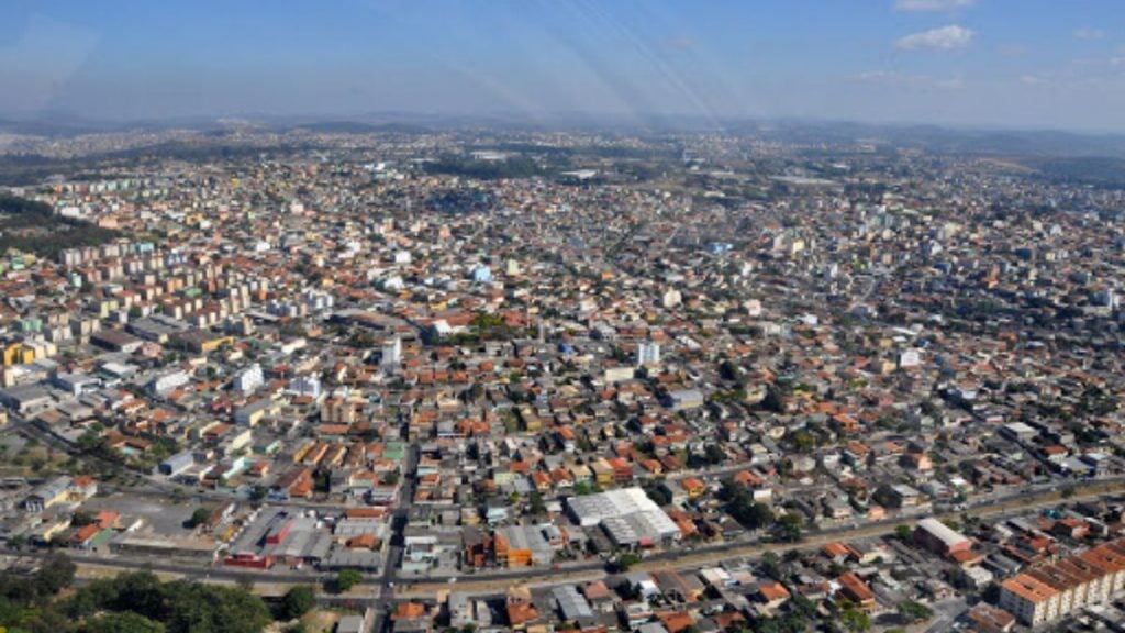 contagem vista aérea