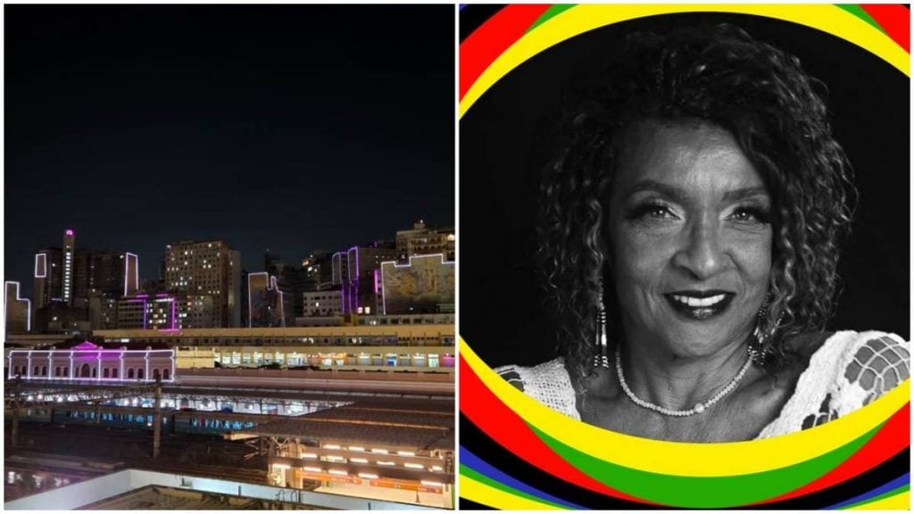 Poema de Elisa Lucinda estará em destaque na Festa da Luz 2026 (Vinícius Sampaio/BHAZ e Divulgação)