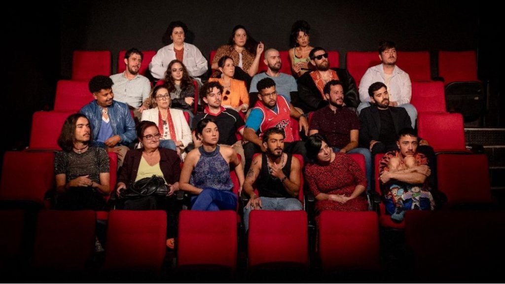 Imagem de divulgação da peça de teatro "Farewell", da Escola Senai