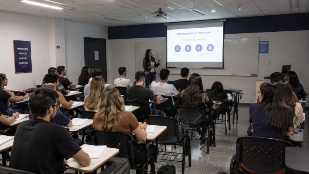 sala de aula faculdade