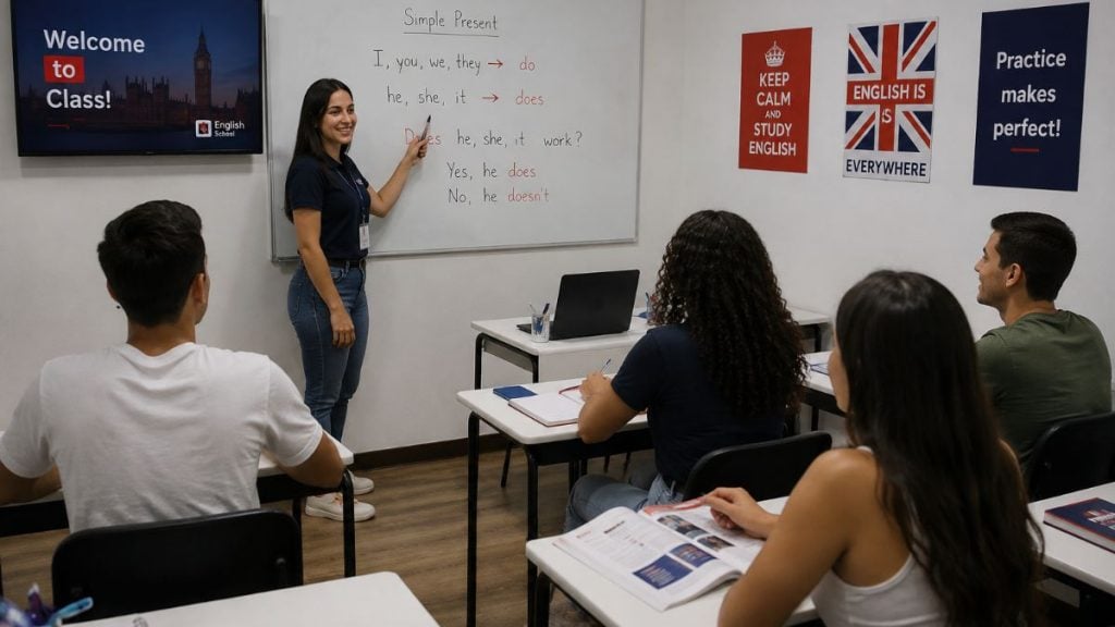 curso de inglês