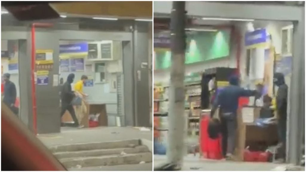 VÍDEO: Assaltantes invadem supermercado BH e roubam R$ 700 em Santa Luzia