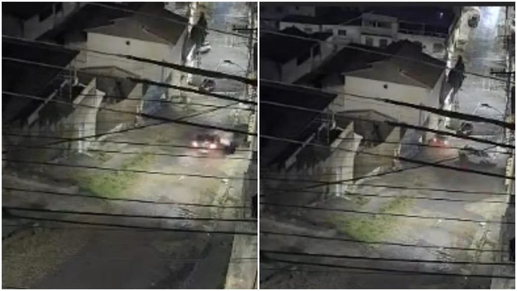 VÍDEO: motorista perde o controle, bate em caminhonete e deixa cinco feridos em BH
