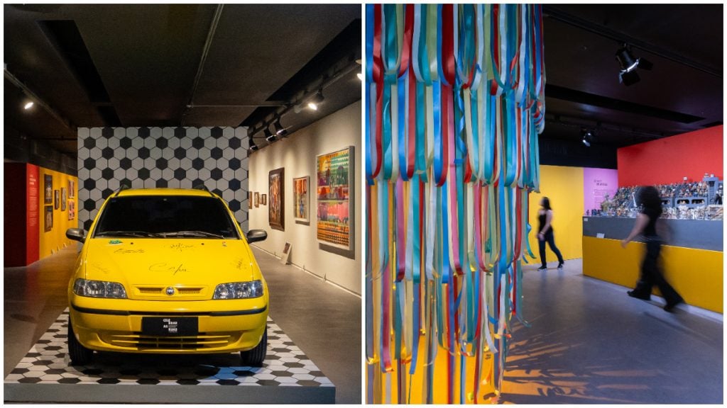 Exposição celebra 50 anos da Fiat com carro do Papa, Palio do penta e Fiat 147 em BH