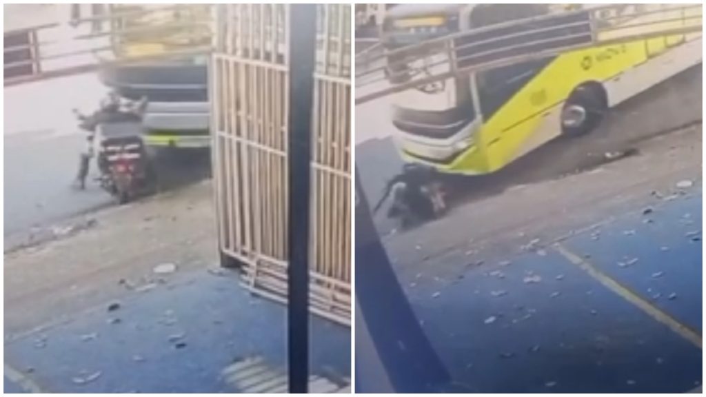 Motociclista fica ferido após ser atropelado por Move em BH