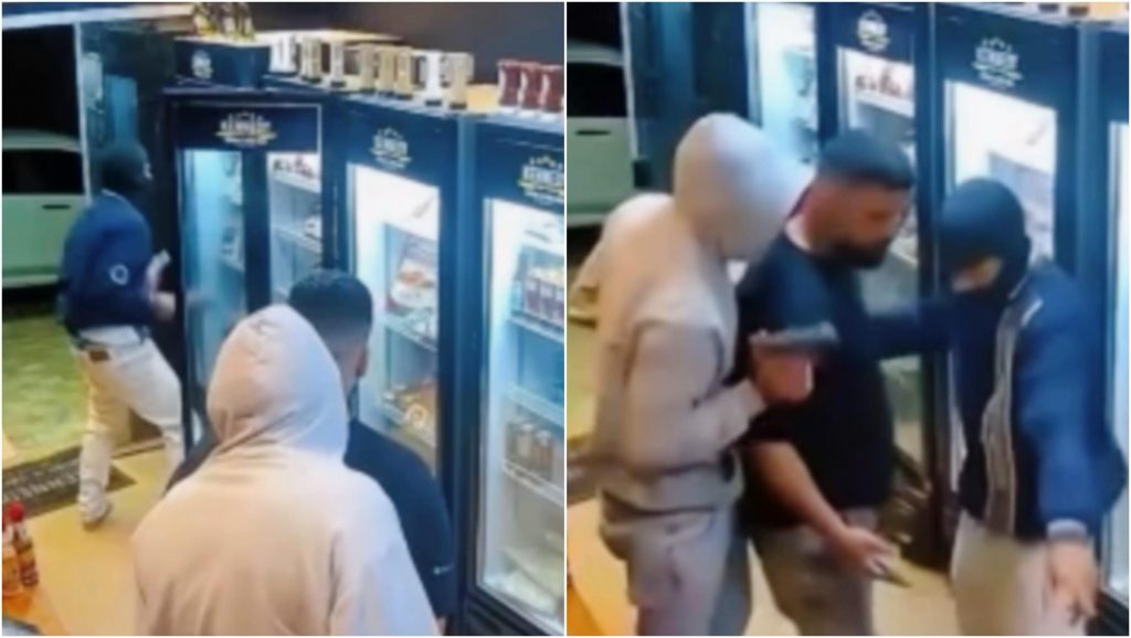 Bandidos armados assaltaram um açougue em Ribeirão das Neves para roubar peças de carnes nobres