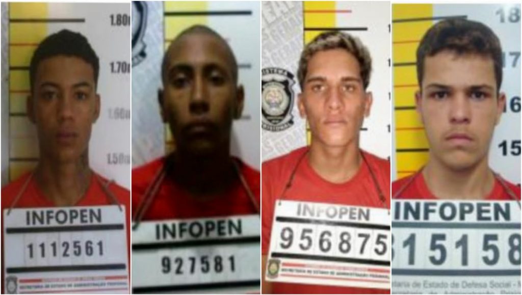 Polícia procura por quatro fugitivos do Ceresp Gameleira; juntos, eles somam 14 passagens pelo sistema