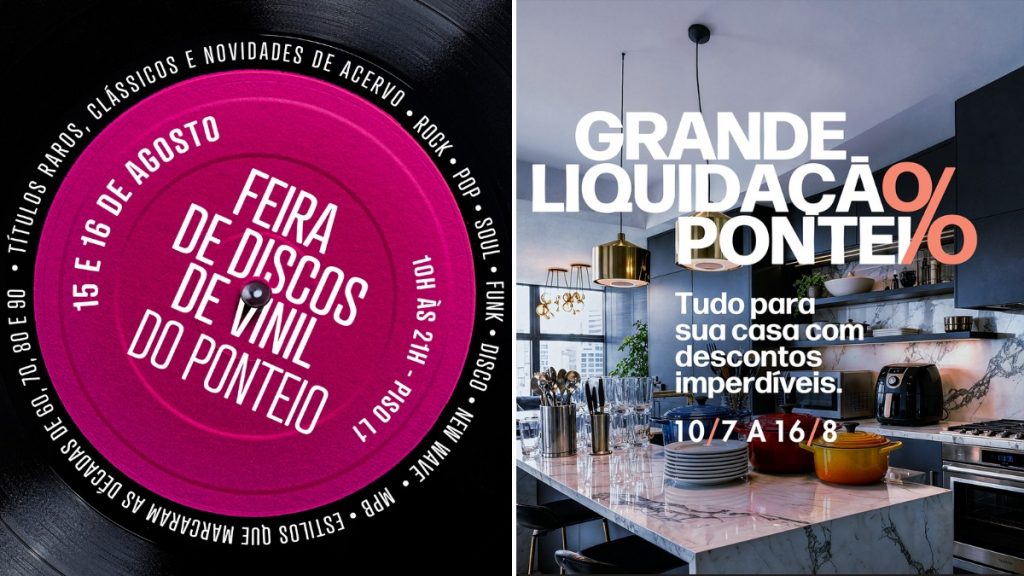 programação agosto Ponteio