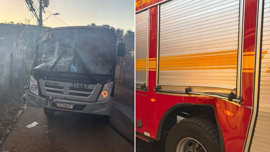 acidente bombeiros onibus bh
