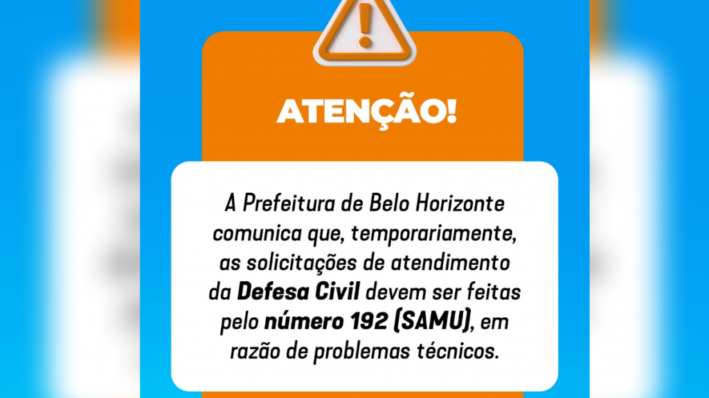 Comunicado Prefeitura de BH