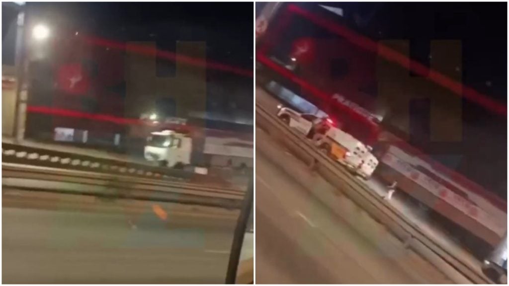 Vídeo mostra caminhoneiro reagindo e sendo baleado pela PM após perseguição em Contagem