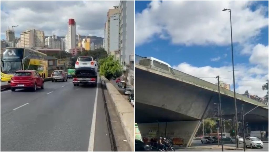 Um motociclista morreu após cair do viaduto Dona Helena Greco, no Centro de BH