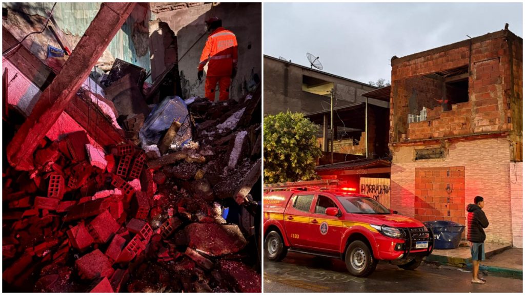 Uma mulher de 31 anos foi encontrada morta em meio a destroços de desabamento de uma laje, na cidade de Timóteo (MG).