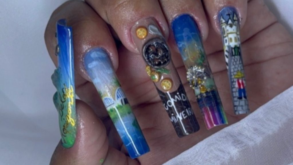 Com pinturas exclusivas inspiradas em Minas Gerais, Carol Vieira participa do concurso nacional de Nail Designers.